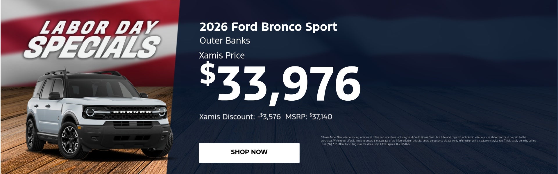 2026 Ford Bronco Sport Outer Banks